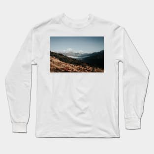 Himalaya mountains peaks Long Sleeve T-Shirt